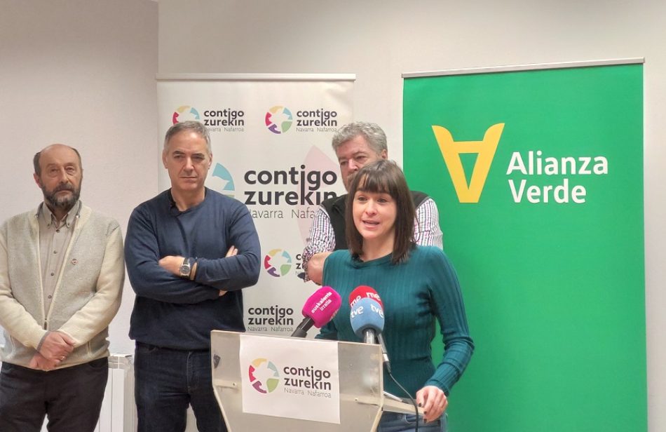 Juantxo López de Uralde presenta Alianza Verde en Navarra