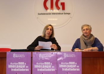 As mulleres da CIG sairán á rúa o 8M sob o lema “A crise non a imos pagar as traballadoras”