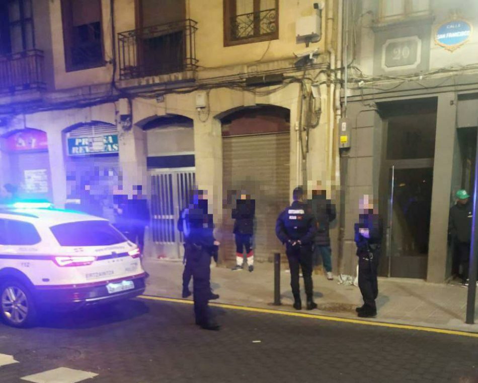 Convocan concentraciones contra el abuso y el racismo policial en el barrio de San Francisco (Bilbao)