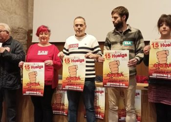 El PCE-EPK apoya la convocatoria unitaria de huelga en la Administración Pública de Navarra del 15 de febrero a la que están convocados 29.000 trabajadores y trabajadoras
