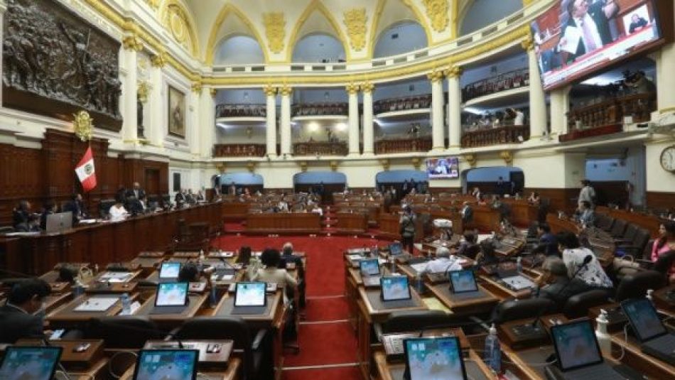 Congreso de Perú rechaza nuevo proyecto de adelanto de elecciones para 2023