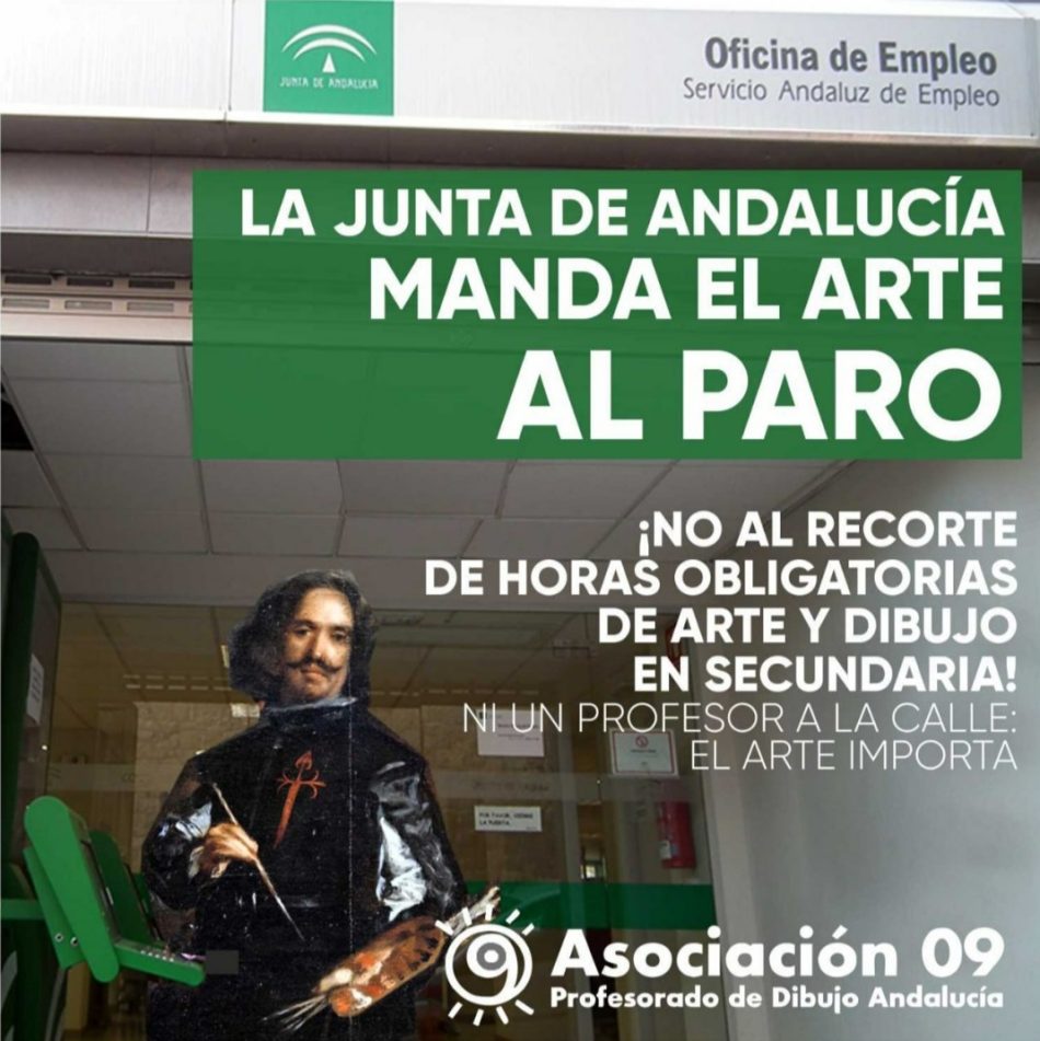 EQUO critica la reducción del número de horas asignadas a la educación de Educación Plástica Visual y Audiovisual en el último borrador de Decreto de la Junta de Andalucía