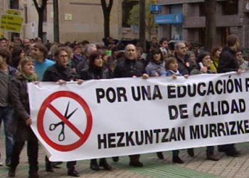 El PCE-EPK apoya la huelga del 3 de abril en defensa de la educación pública e insta al Gobierno de Navarra a negociar las demandas presentadas por los sindicatos