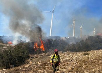 CGT denuncia l’augment del risc d’incendi i la disminució de l’efectivitat dels mitjans d’extinció amb la implantació massiva de parcs eòlics