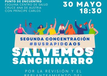 La vecindad de Sanchinarro (Madrid) se manifiesta de nuevo contra las consecuencias negativas del Bus Rapid