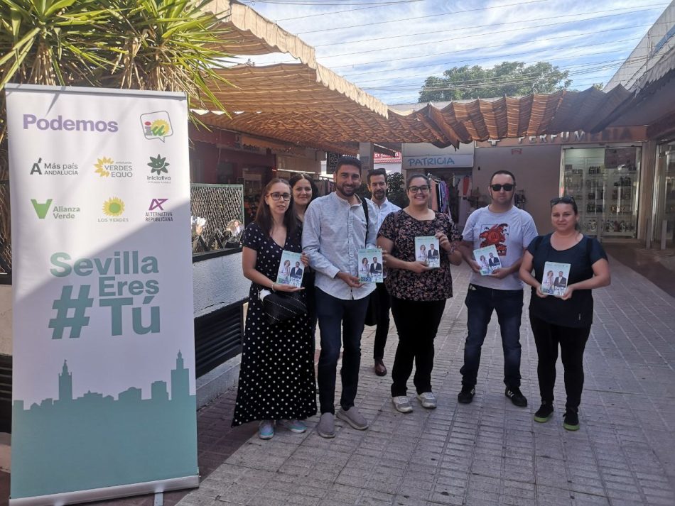 Podemos-Izquierda Unida se compromete a dar un impulso a la rehabilitación de edificios del Parque Alcosa