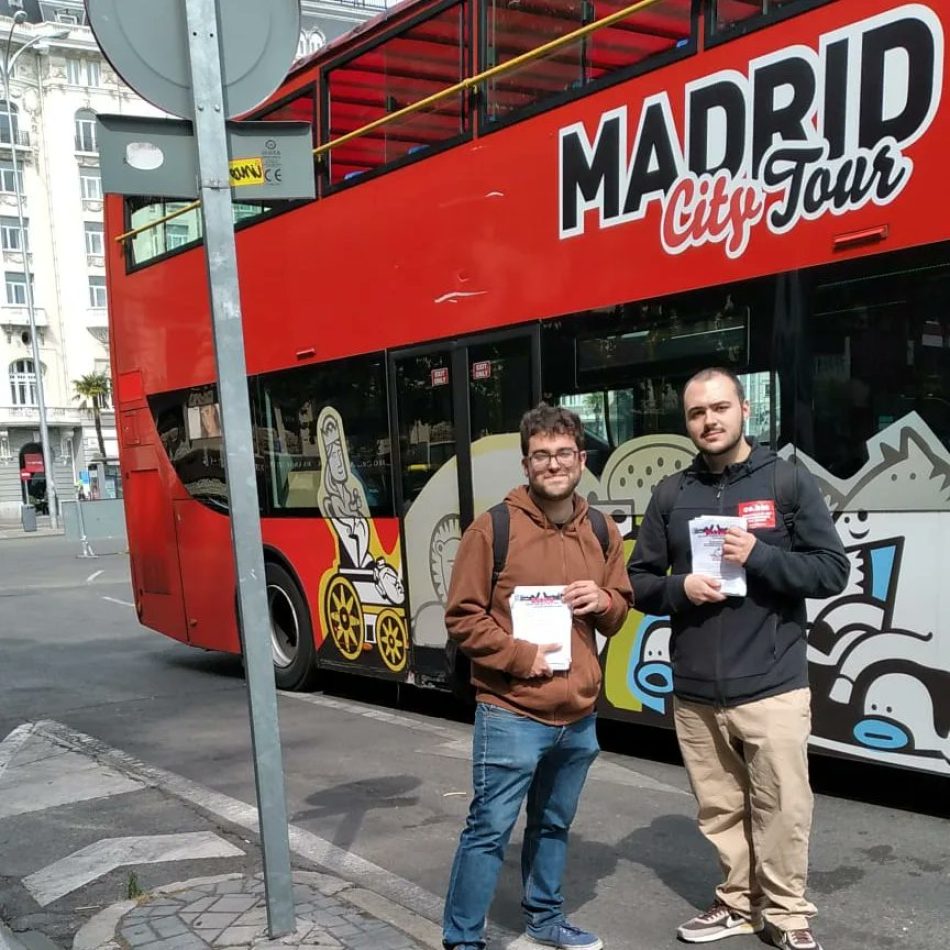 Trabajadores de Madrid City Tour / Eulen denuncian su situación precaria y demandan mejoras en sus condiciones laborales