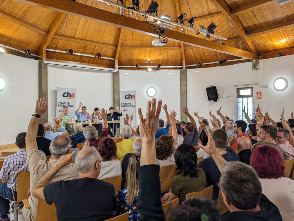 El Comité Nacional de la Chunta Aragonesista aprueba, por unanimidad, concurrir con Sumar a las elecciones del 23J