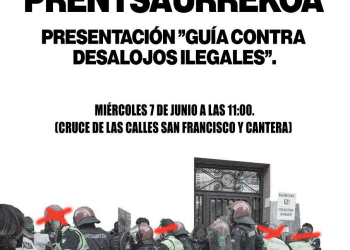 Presentación de la «Guía contra desalojos ilegales»: 7 de junio