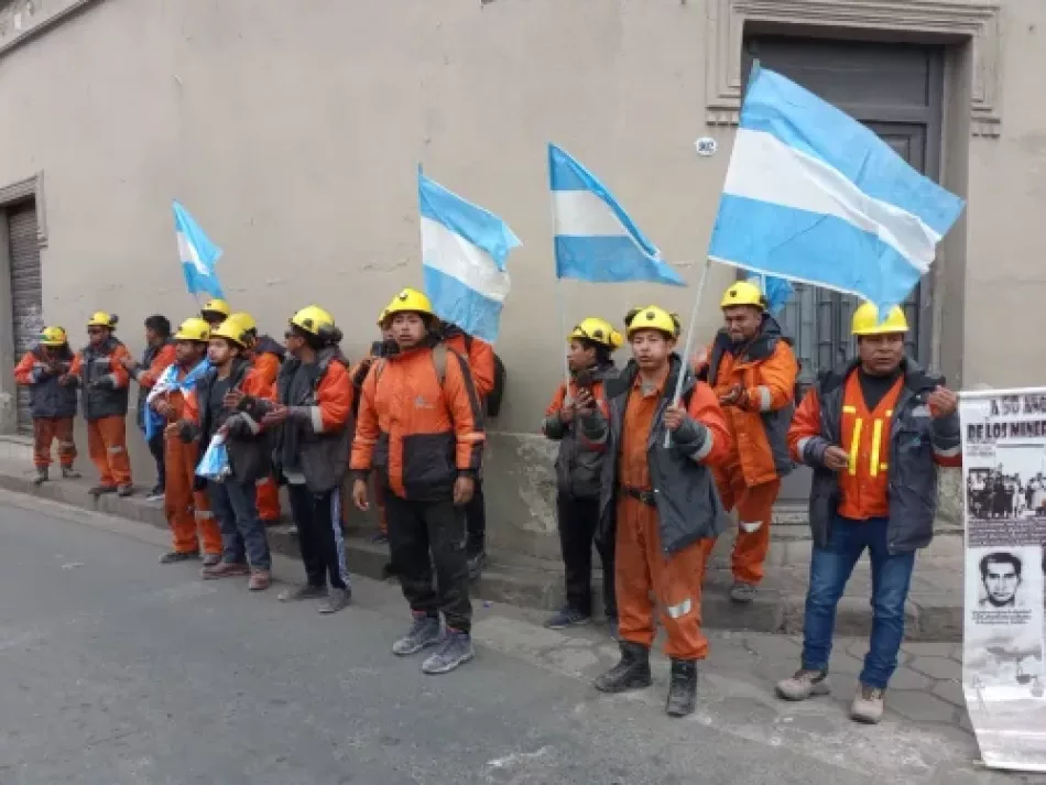 Jujuy: Mineros de El Aguilar se suman a protestas contra Morales