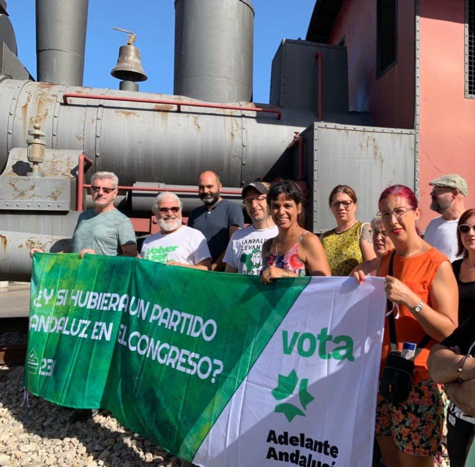 Adelante Andalucía reclama para Andalucía una conexión ferroviaria “justa y no radial” y el tren de la Costa Noroeste