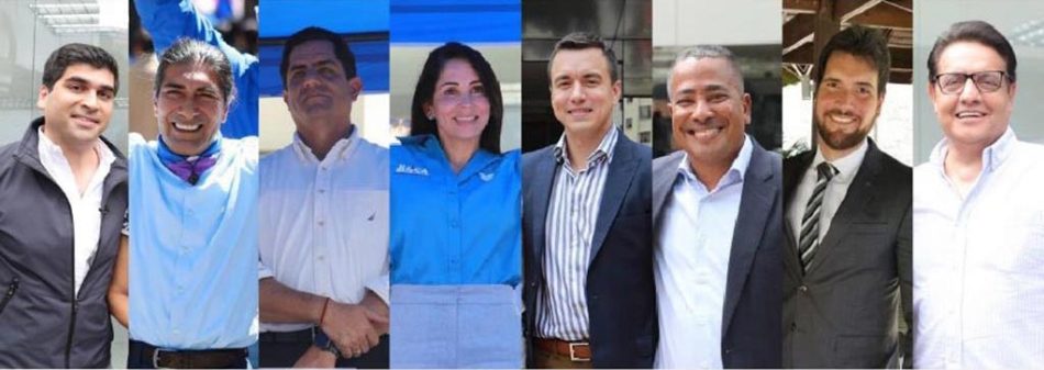 Arranca la campaña electoral por la presidencia de Ecuador