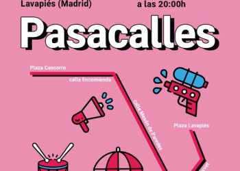 Pasacalles electoral de Sumar por Lavapiés