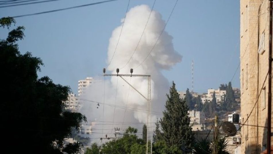 La Fuerza Aérea de Israel bombardea una mezquita en Cisjordania