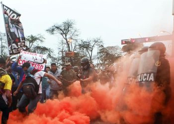 Perú: Heridos y detenidos en la nueva movilización contra Dina Boluarte