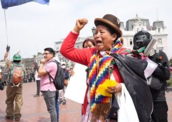 Denuncian que la Policía peruana detuvo a un centenar de manifestantes en Lima