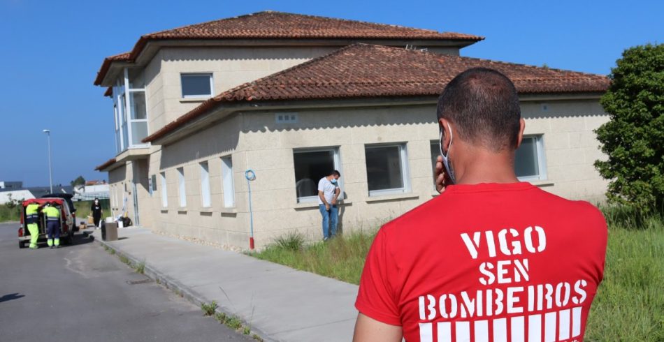 O parque de bombeiros de Coruxo queda, na práctica, inoperativo por falta de persoal