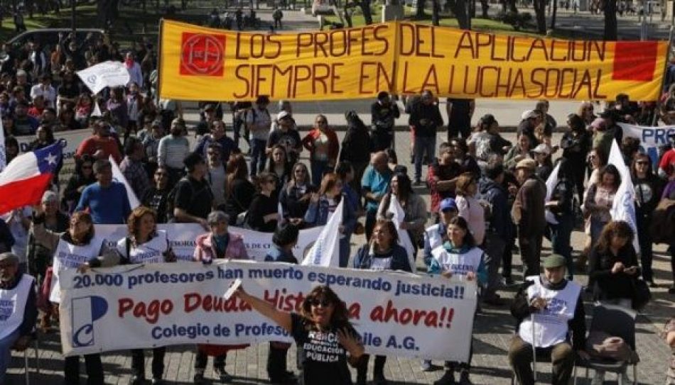 Profesores chilenos inician paro nacional indefinido