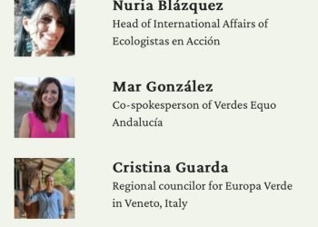 Verdes EQUO Andalucía estará presente en el Global Social Summit del Grupo Verdes/ALE y el Partido Verde europeo