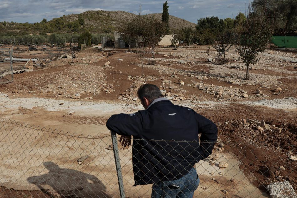 Compromís reclama a Agricultura que establezca ayudas para los afectados por los destrozos de la DANA