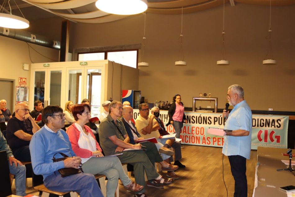 O colectivo de Xubilados/as e Pensionistas da CIG celebra a súa I Xornada de Debate e Convivio