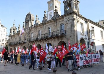 Traballadoras da limpeza de Lugo quentan motores coa vista posta na folga que arrinca o 16