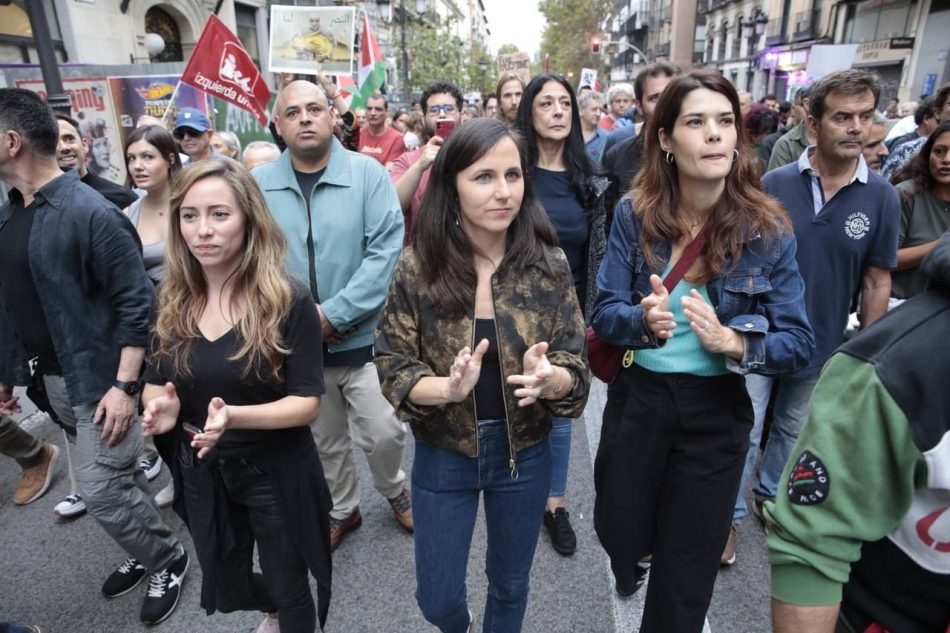 Alianza Verde expresa su solidaridad, respeto y apoyo a la ministra de Derechos Sociales y Agenda 2030, Ione Belarra, tras el comunicado de la Embajada de Israel