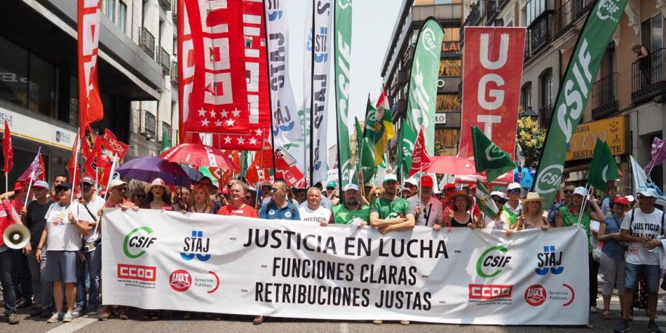 Justicia y Hacienda comunican a CCOO que habrá subida salarial tras la investidura de Sánchez