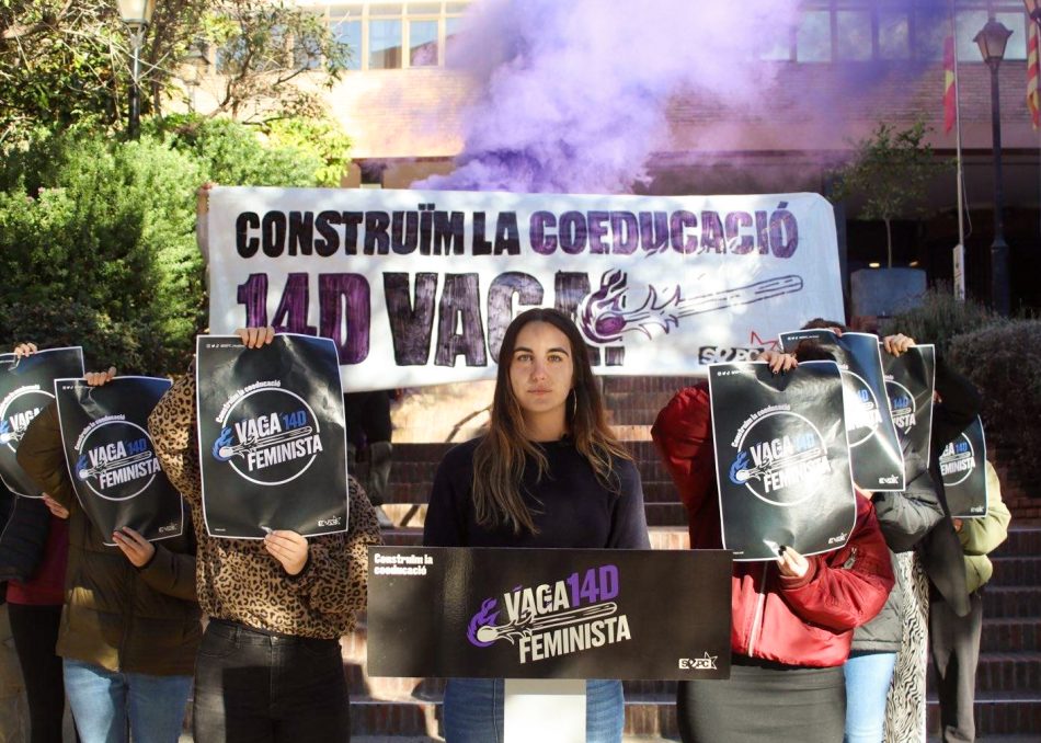 El SEPC comvoquem vaga estudiantil feminista el proper 14D. Construïm la coeducació!