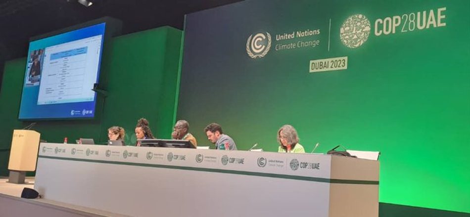 Alianza Verde reclama ambición climática a la COP28, y que ponga fecha final al uso de combustibles fósiles
