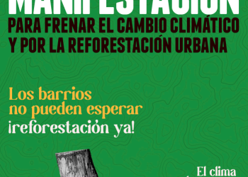 38 organizaciones convocan manifestación coincidiendo con la Cumbre del Clima, el 2 de diciembre en Córdoba