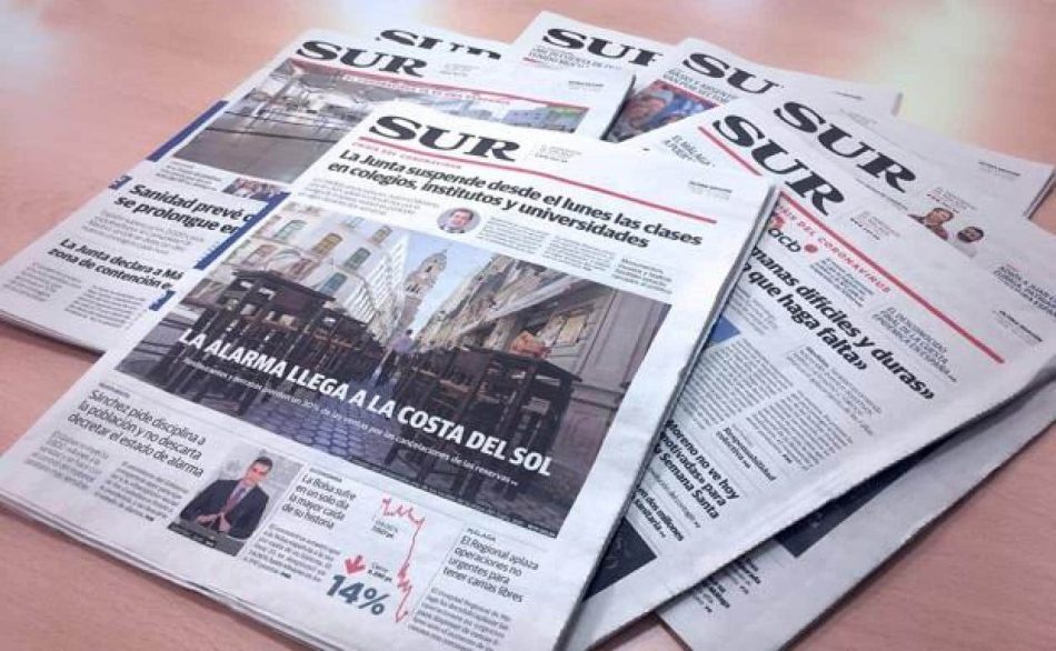 Convocados tres días de paro en Diario Sur por el bloqueo de la negociación del convenio colectivo