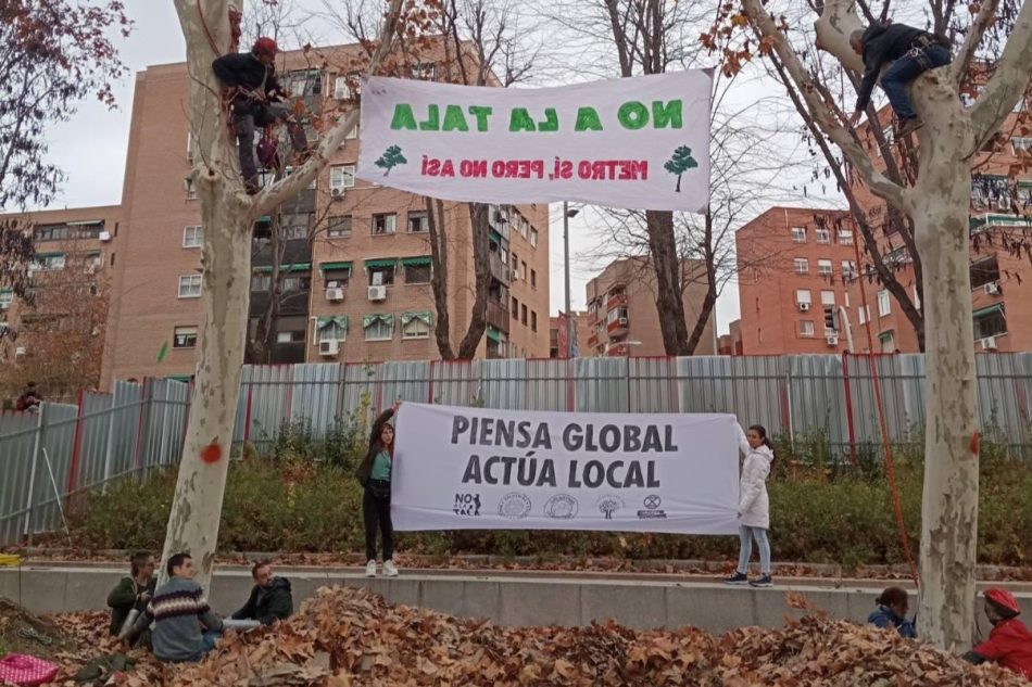 Vecinos de Arganzuela contra la tala de árboles: «La Comunidad de Madrid ha decidido, una vez más, ir a hechos consumados sin atender a razones»