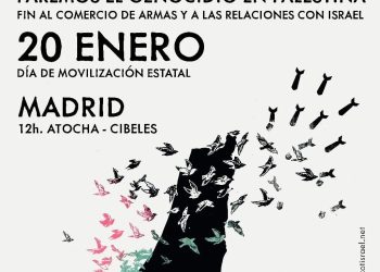 La FRAVM llama a convertir el centro de Madrid en una marea gigante contra el genocidio en Palestina este sábado