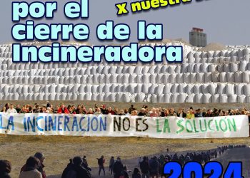 9 kilómetros de marcha para pedir la clausura de la incineradora de Valdemingómez en 2025