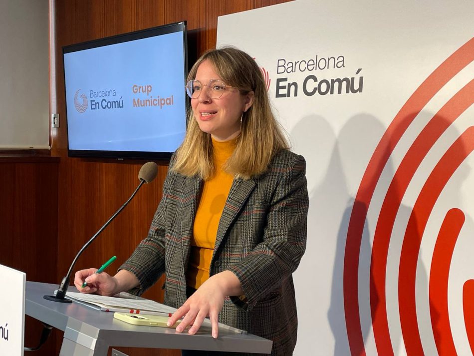 Janet Sanz: “És un escàndol que Collboni hagi aturat la via per retirar llicències de pisos turístics”