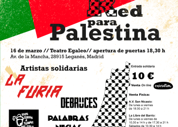 Vecinas de Leganés organizan el festival ‘Música en Red para Palestina’