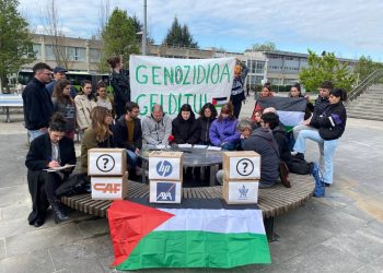 «El texto sobre Palestina que aprobará el Consejo de Gobierno de la Universidad del País Vasco es una declaración de intenciones, sin compromisos reales»