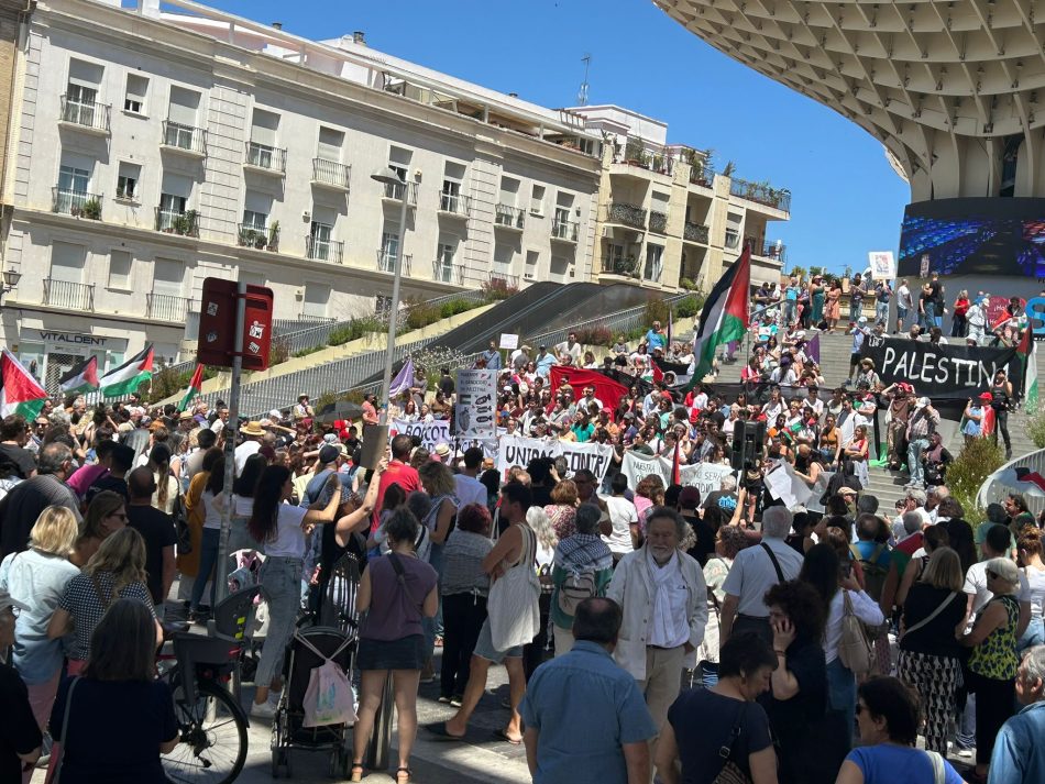 Adelante Andalucía  lleva al Congreso la represión policial contra Isidoro Moreno en una manifestación por Palestina
