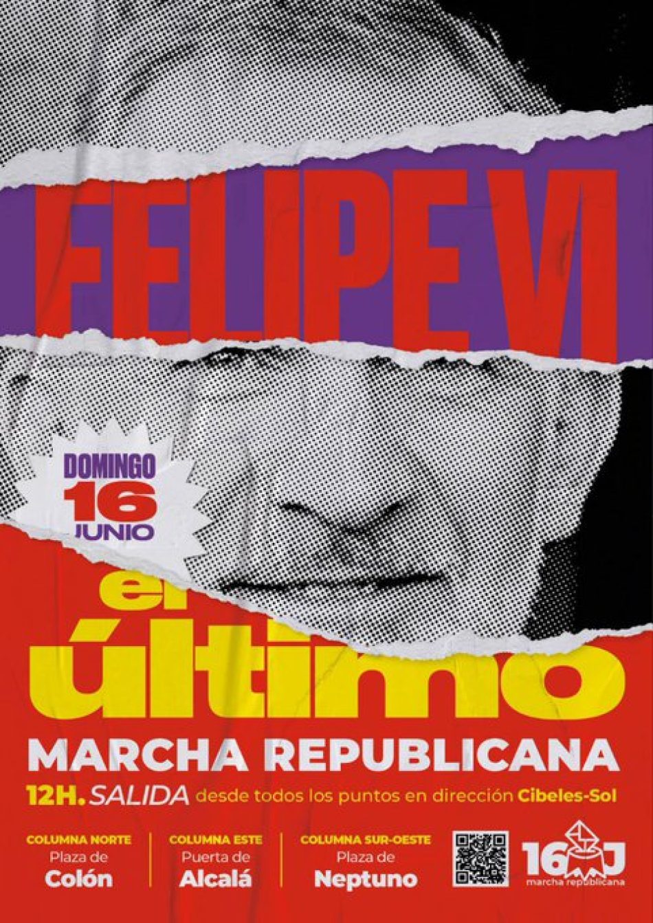 La Marcha republicana del 16 de junio obtiene hasta el momento el apoyo de 121 organizaciones y colectivos sociales, políticos y culturales de todo el Estado