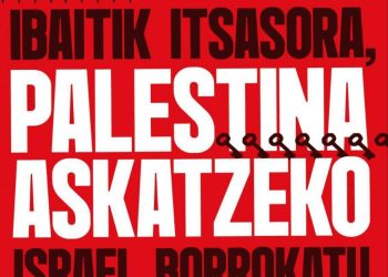 Solidaridad con Palestina convoca concentraciones en Bilbao, Vitoria-Gasteiz y Pamplona hoy, 31 de mayo