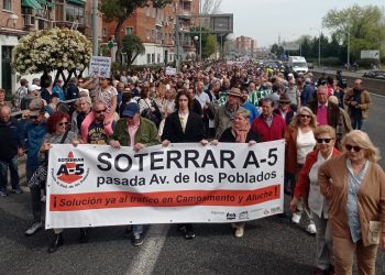 Vecinos del barrio madrileño de Campamento denuncian que no está claro el soterramiento de 700 metros de la A5