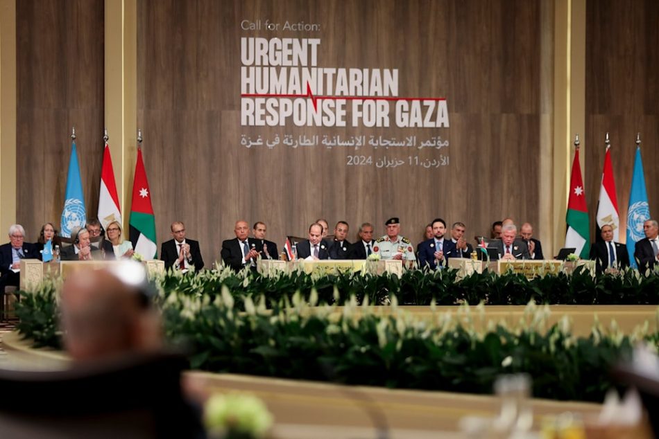Conferencia internacional exige alto al fuego en Gaza