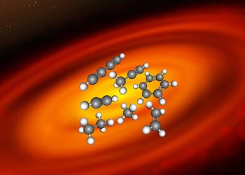 El Webb descubre una factoría de compuestos de carbono alrededor de una joven estrella