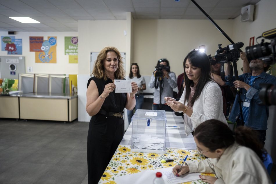 Estrella Galán (Sumar): «Esperamos que toda la ciudadanía se anime a salir a votar»