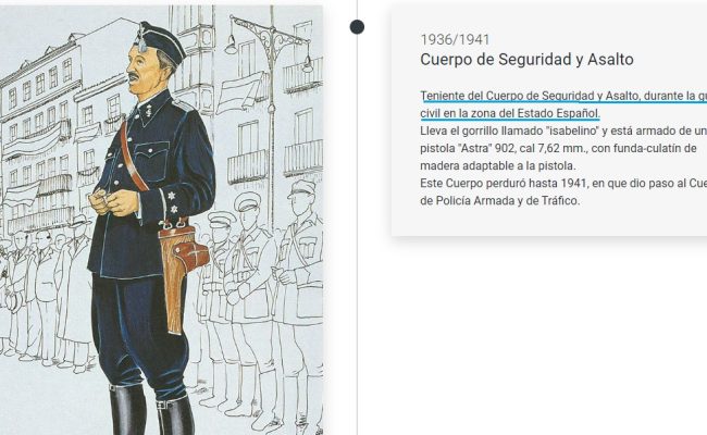 La Policía Nacional reconoce que su web hace apología del franquismo y la cambia