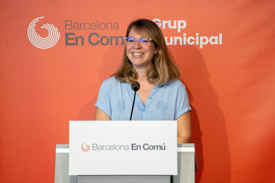 Janet Sanz: “L’únic pacte de Collboni és amb els lobbies i les empreses privades per posar Barcelona en venda de nou”