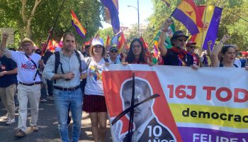 Izquierda Unida destaca en la Marcha Republicana en Madrid que “hablar de República es hablar de futuro, porque es el horizonte de un nuevo país que proteja a la mayoría social”