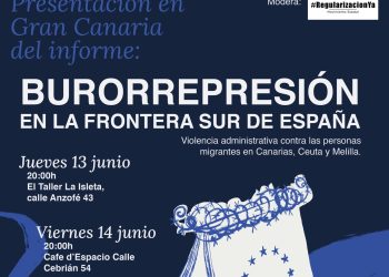 Presentación del informe Burorrepresión en la Frontera Sur de Europa. Violencia administrativa contra las personas migrantes en Canarias, Ceuta y Melilla