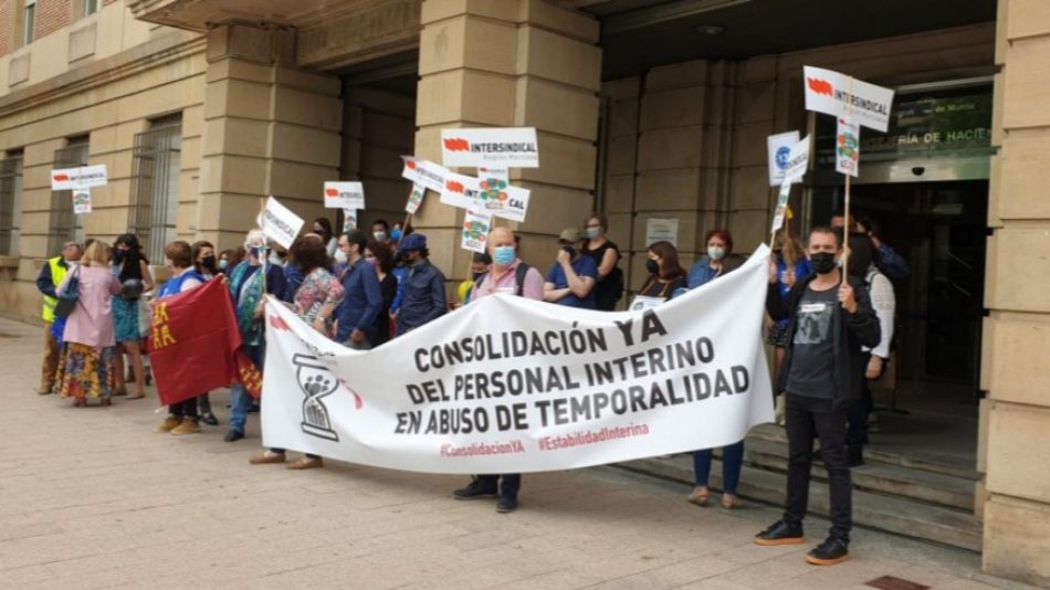 Sindicatos convocan concentración en apoyo al personal interino de medio ambiente en Murcia el 18 de junio